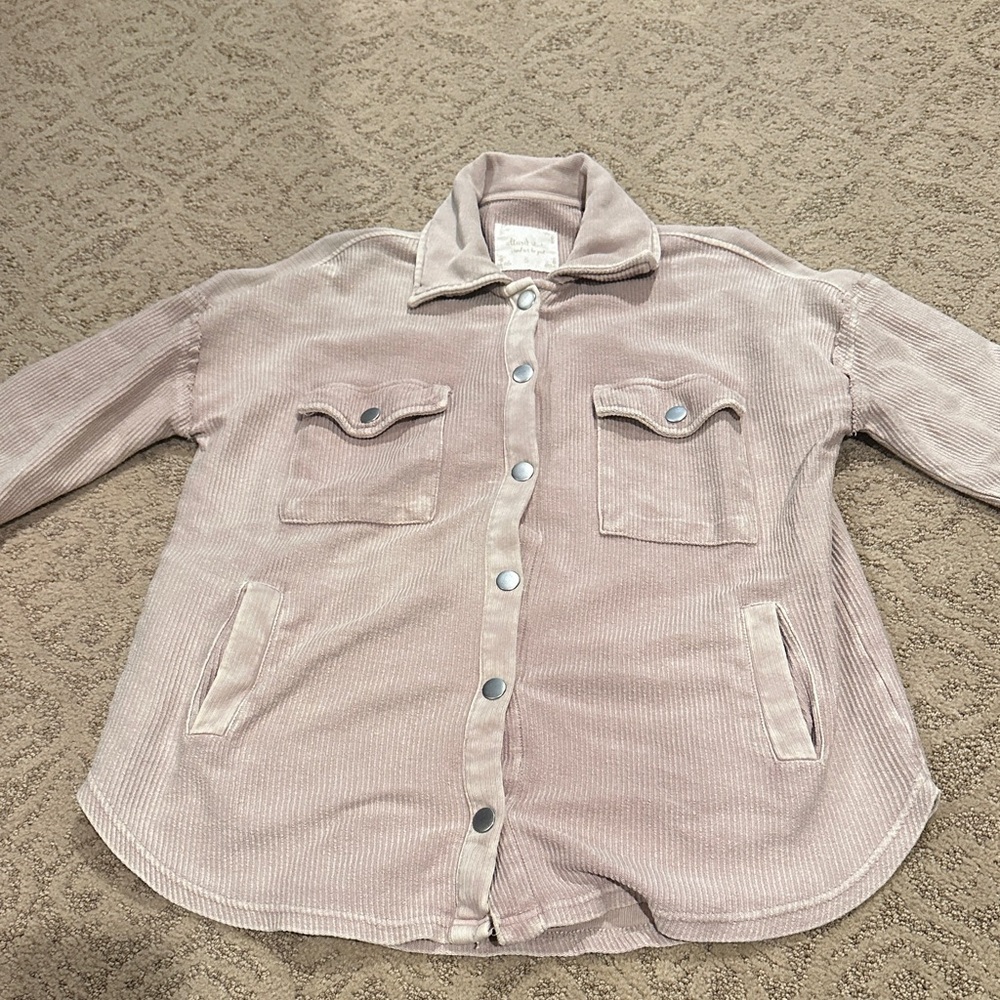 Altar’d State Corduroy Button-Up Jacket